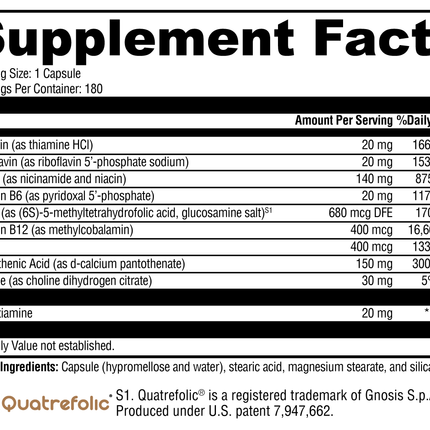 B Activ® 180 Capsules