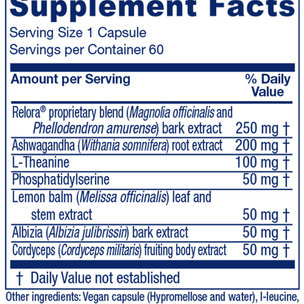 Cortisol Relief 60 Capsules