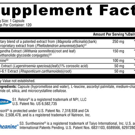 Cortisolv® 120 Capsules
