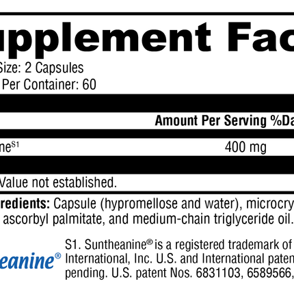 L-Theanine 120 Capsules
