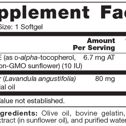 Lavender SAP 60 Softgels