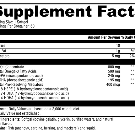 OmegaPure PRM 60 Softgels