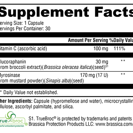 OncoPLEX™ Plus Myrosinase 30 Capsules