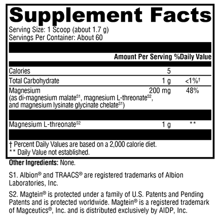 OptiMag® Neuro Unflavored 60 Servings