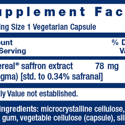 Optimized Saffron 60 Capsules