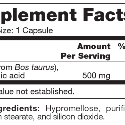 Ox Bile SAP 90 Capsules