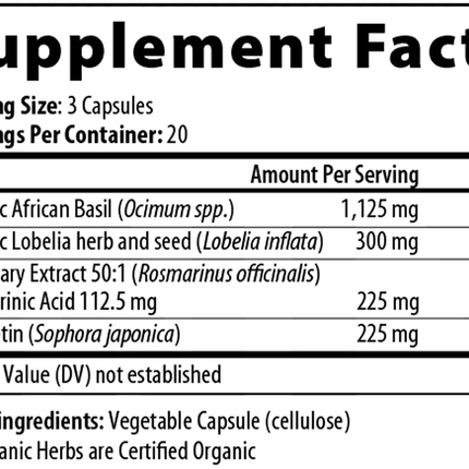 Respiratory EZ 60 Capsules