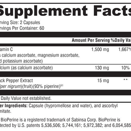 Xcellent C™ 120 Capsules