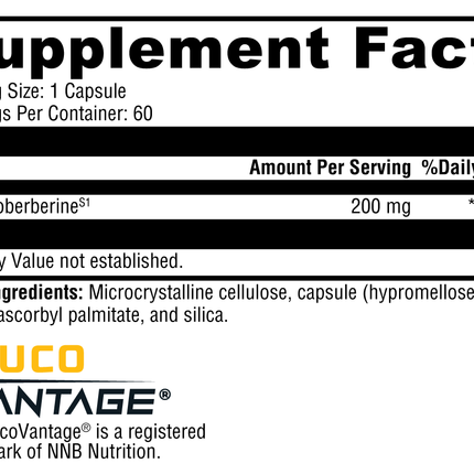 Berberine ES-5 60 Capsules