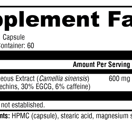 Green Tea 600™ 60 Capsules