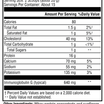IgG Pure™ 15 Servings