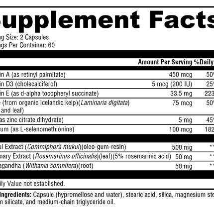 MedCaps T3™ 120 Capsules