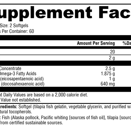 OmegaPure 820™ 120 Softgels